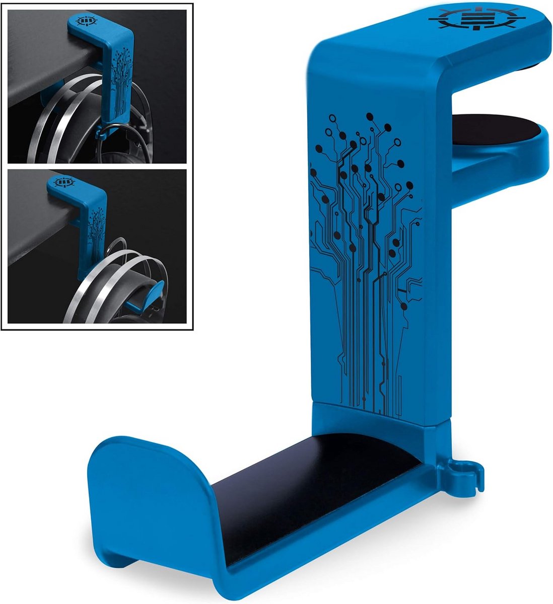 Hooftelefoon Hanger Onder Bureau met 360 Graden Rotatie in Diverse Kleuren