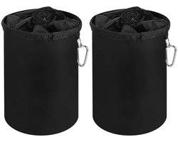 Wasknijperzakken 2 stuks waterdicht met haken 20 x 28 cm voor 150-200 wasknijpers