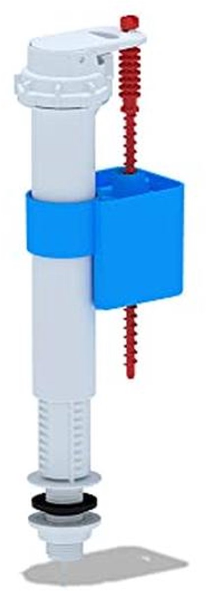 Vulventiel voor WC spoelbak met 1/2" Aansluiting - Verstelbaar Hoogte 265-355 mm