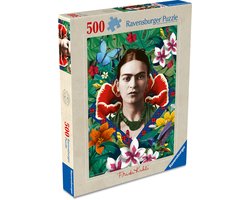 Ravensburger Frida Kahlo, Bloeiende Fantasie - Puzzel - 500 stukjes - Vanaf 10 jaar