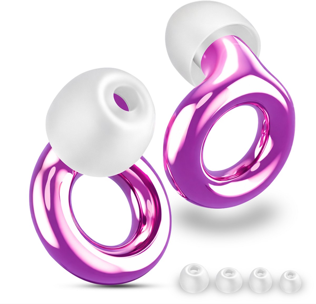 Nova Venture LunarPlugs – Loop Earplugs Style – 33dB Noise Reduction Earplugs – The Quiet Experience – Comfortabele Oordoppen – Roze