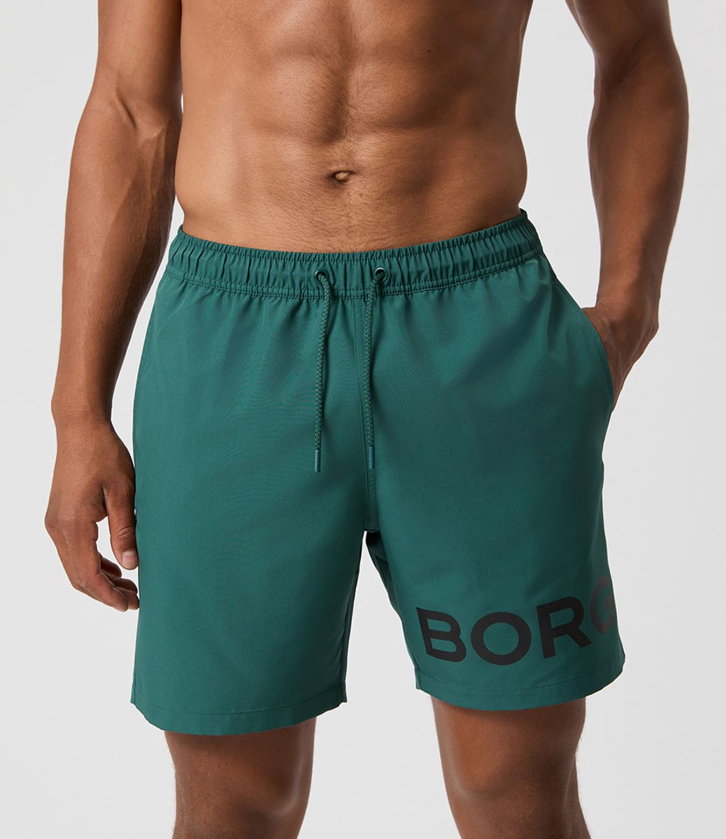 Bjorn Borg Zwembroek Logo Donkergroen - Heren — afbeelding 6