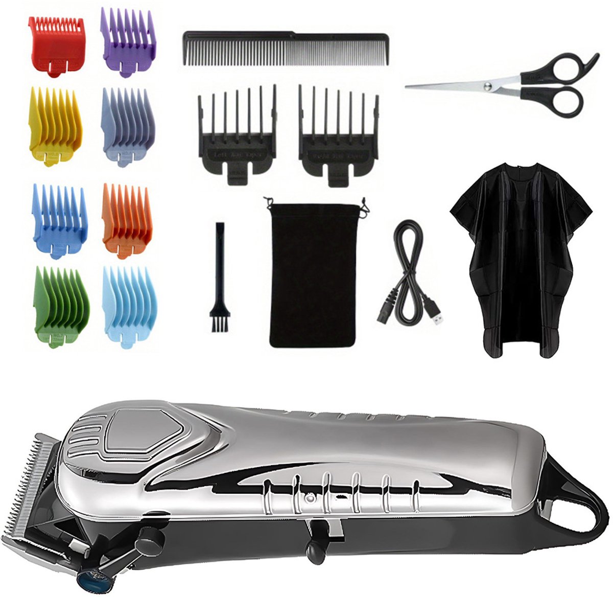 Tondeuse Mannen - Trimmer voor Hoofd & Baard - Tondeuse Mannen Hoofdhaar - Haartrimmer Mannen - Kapper Haar Machine - Trimmer