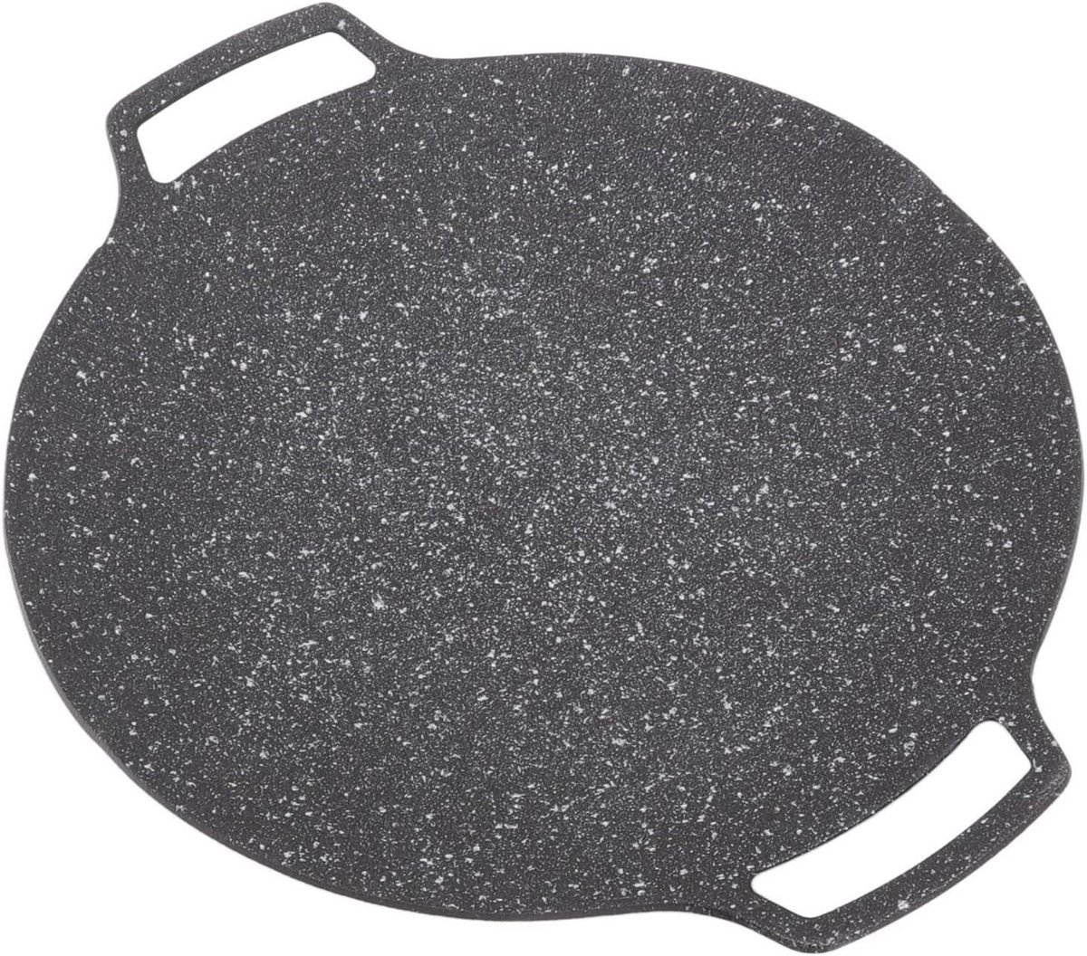30 cm Ronde Anti-aanbak Grillplaat voor Outdoor Camping - Draagbare Grillpan met Handvat - Aluminiumlegering - Kookplaat voor Gasfornuis