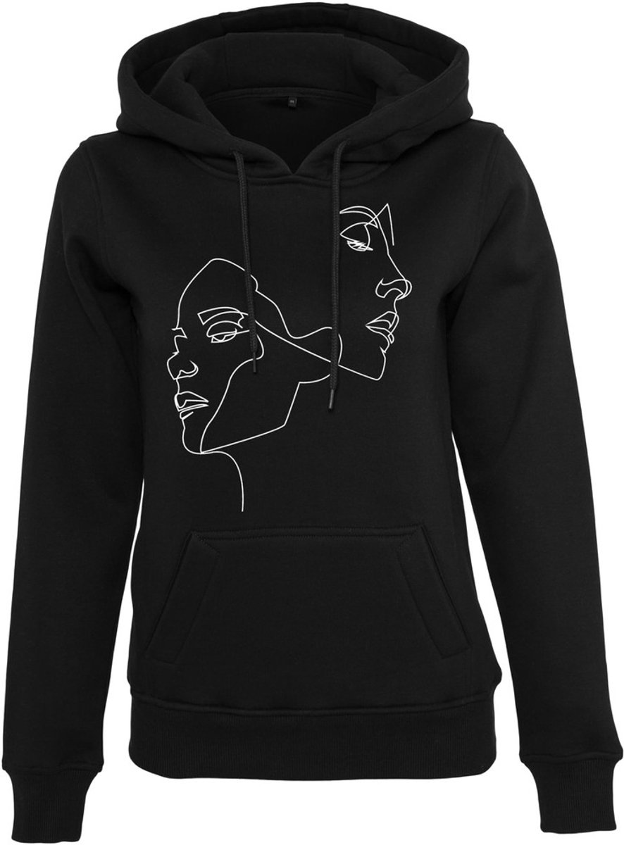 Mister Tee One Line Fit Hoodie/trui S Zwart