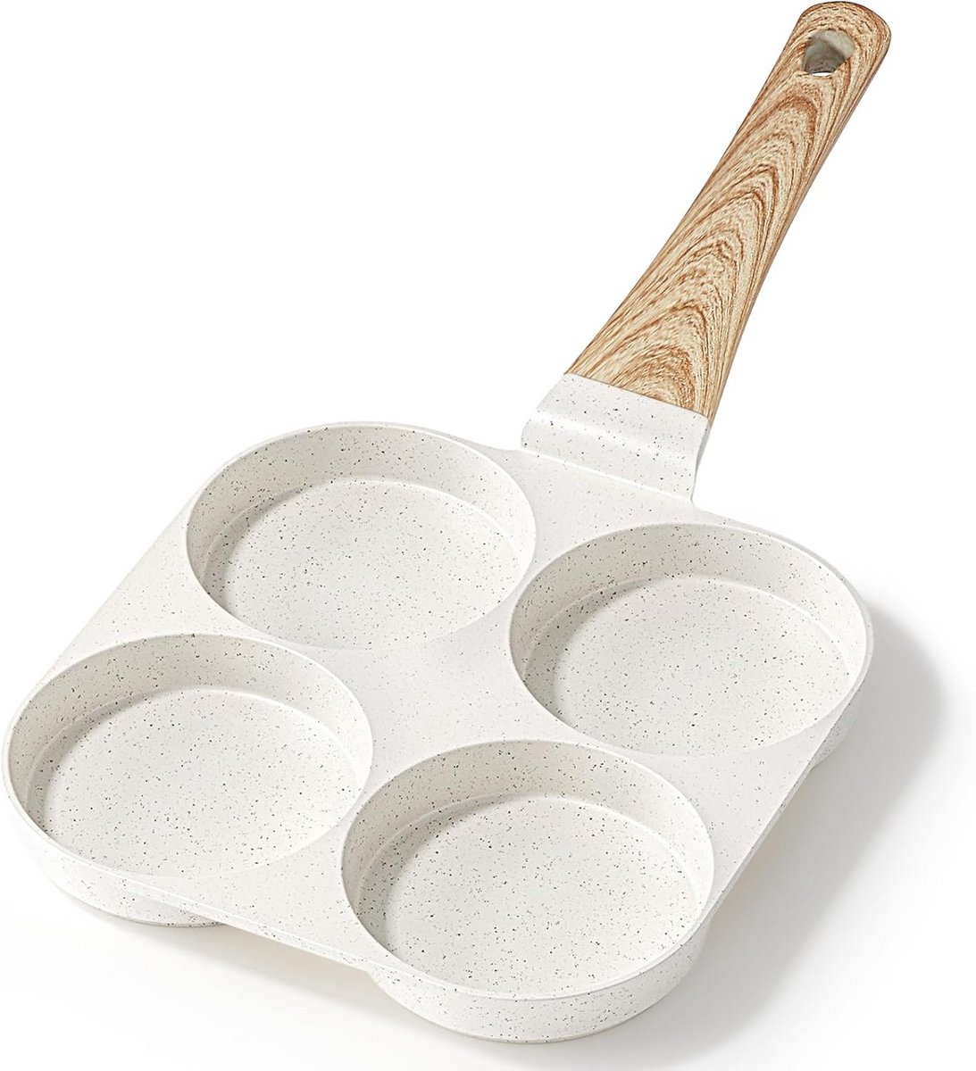 Omeletpan met 3 of 4 Vakken - Non-stick Koekenpan voor Ontbijt en Japanse Tamagoyaki