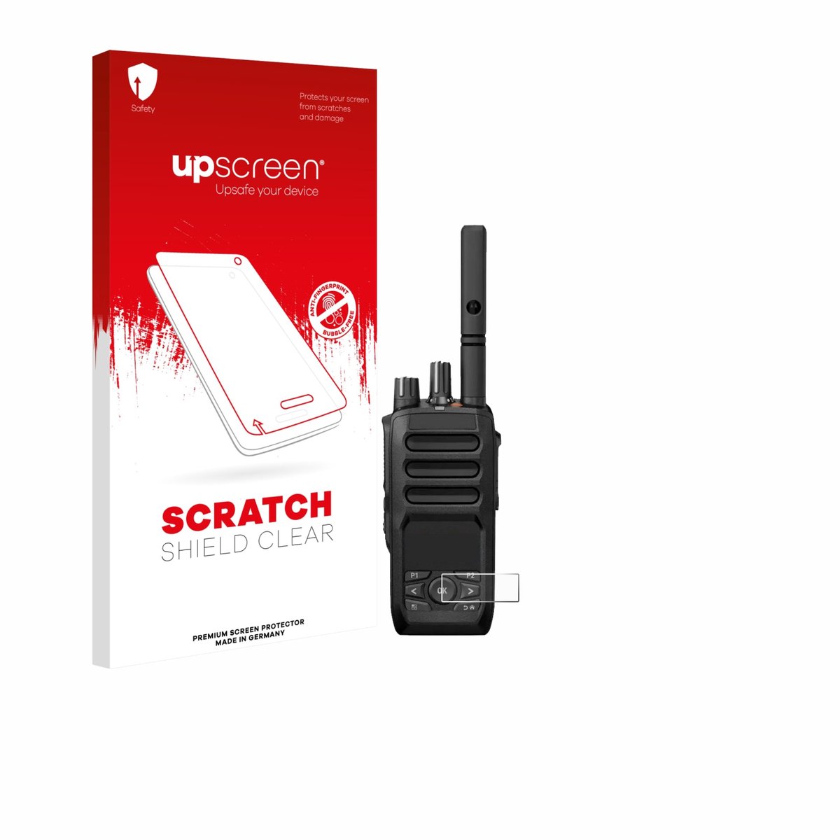 upscreen - Screenprotector voor Motorola MOTOTRBO R5 - Folie Beschermfolie transparant