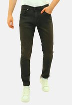 Jeans Heren Regular Fit - Heren Jeans Stretch - MM-R-16 - Bruin