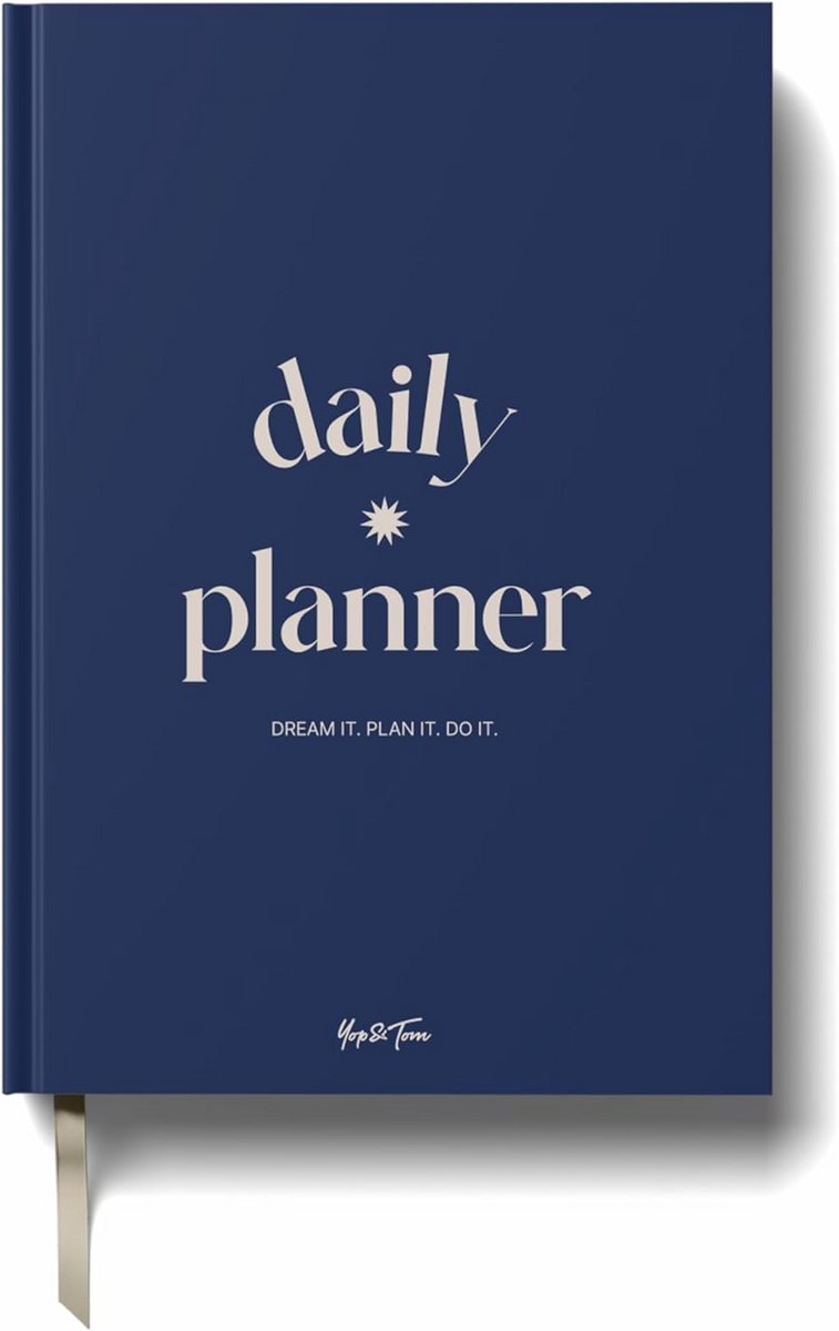 Ongedateerde Dagelijkse Planner voor Productiviteit met Tijdsleuven