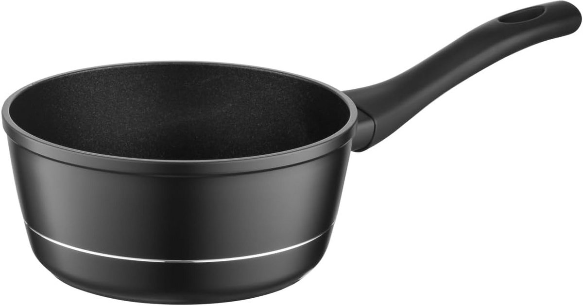 Aluminium Steelpan 18 cm met Antiaanbaklaag - Geschikt voor alle warmtebronnen inclusief Inductie