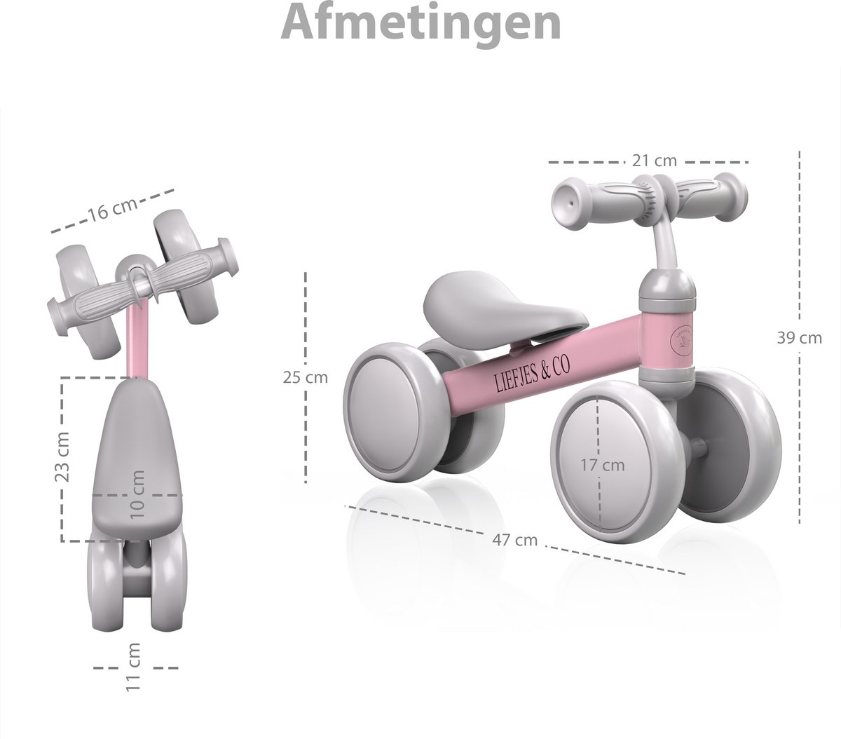 Liefjes Pastel Loopfiets 1+ jaar thumbnail 5