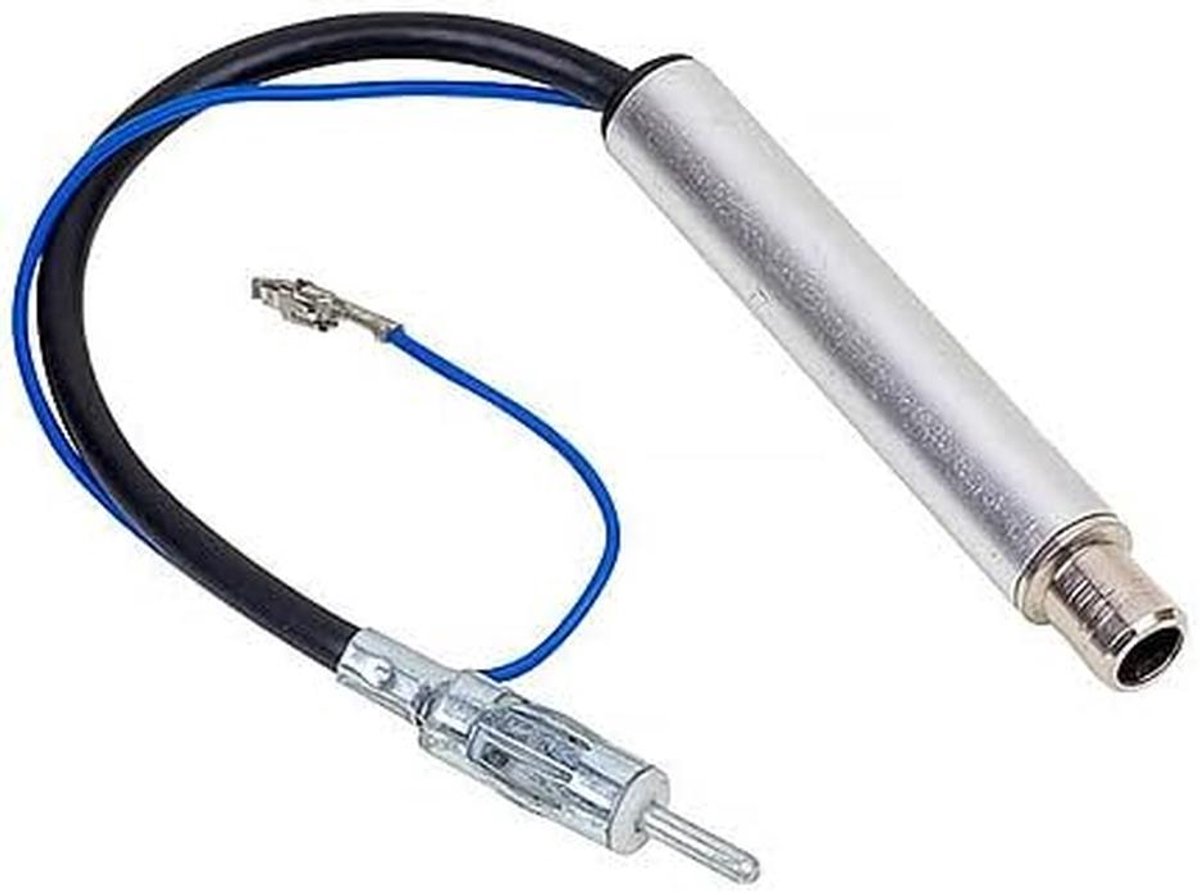 Antenne Adapter - Phantom Power Adapter - Auto Radio Installatie - ISO naar DIN Connector - 150 Ohm - Niet gespecificeerd