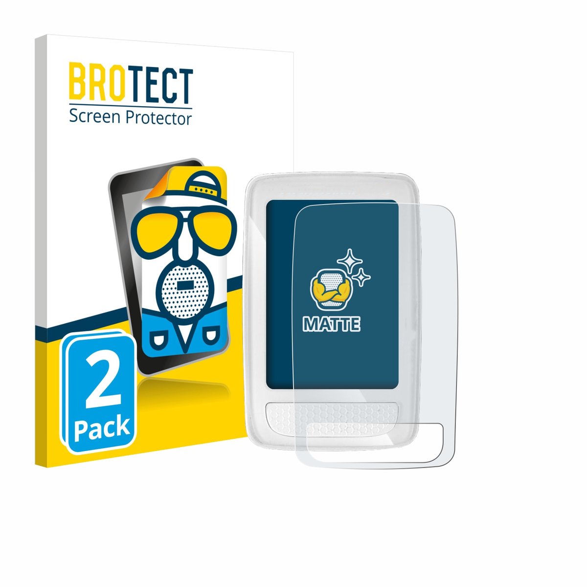BROTECT - Screenprotector voor Giant Axact 14W - Folie Beschermfolie matte 2 Stuks