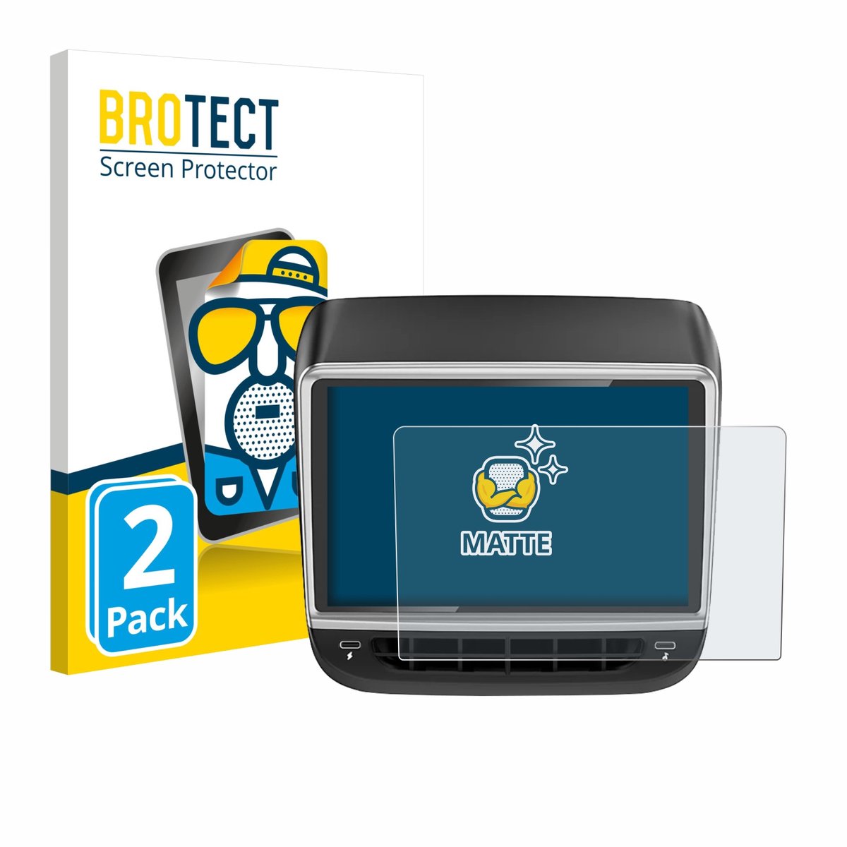 BROTECT - Screenprotector voor Tlyard T10 - Folie Beschermfolie matte 2 Stuks