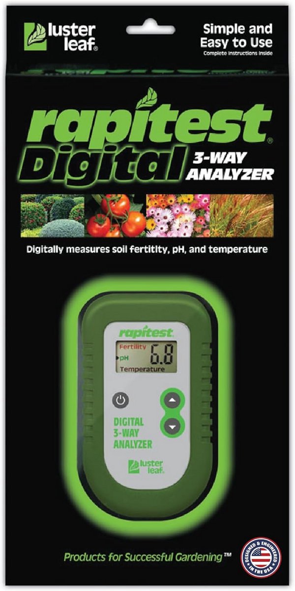 Digitale 3-in-1 Bodemtester: Meet pH, Vruchtbaarheid en Temperatuur Direct