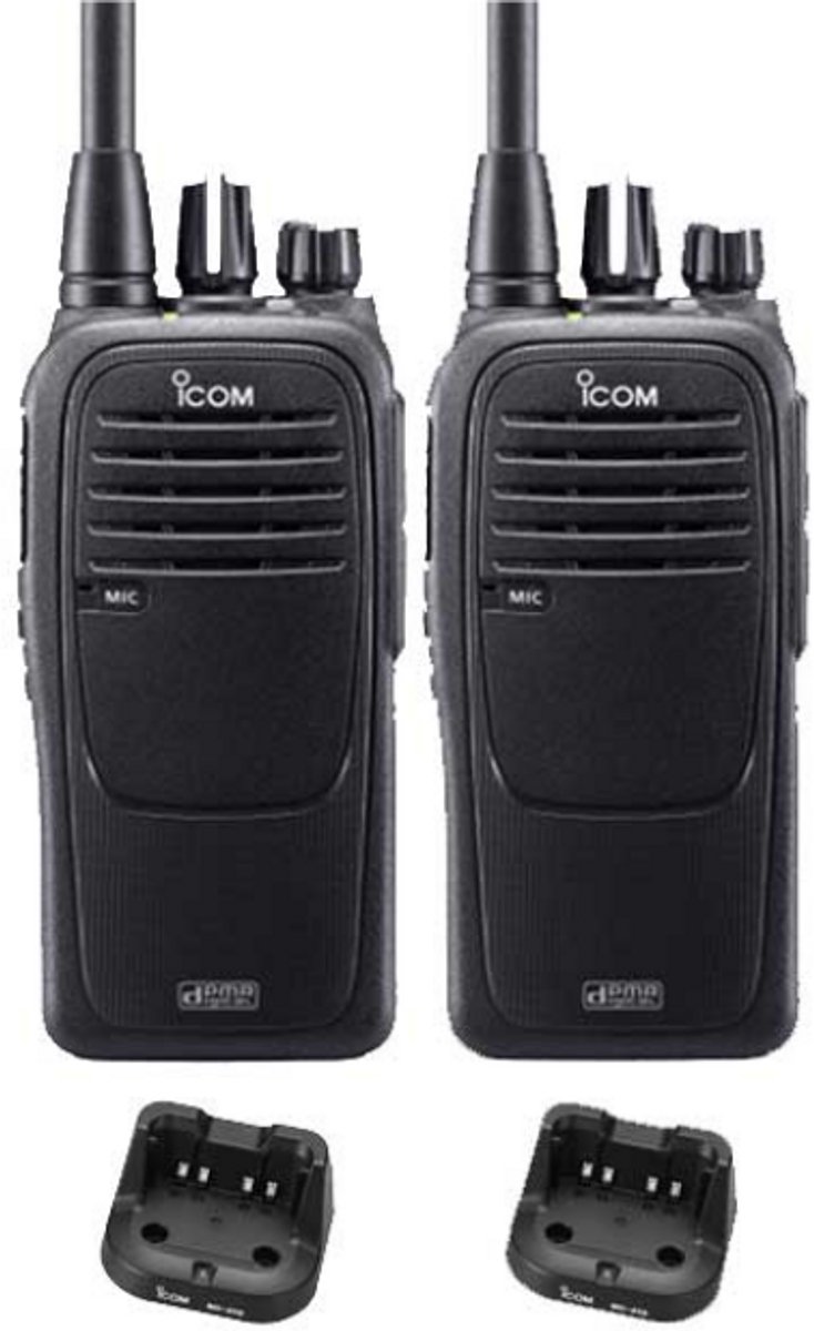 Set van 2 Icom IC-F29DR3 Digitaal DPMR en PMR446 IP67 portofoons