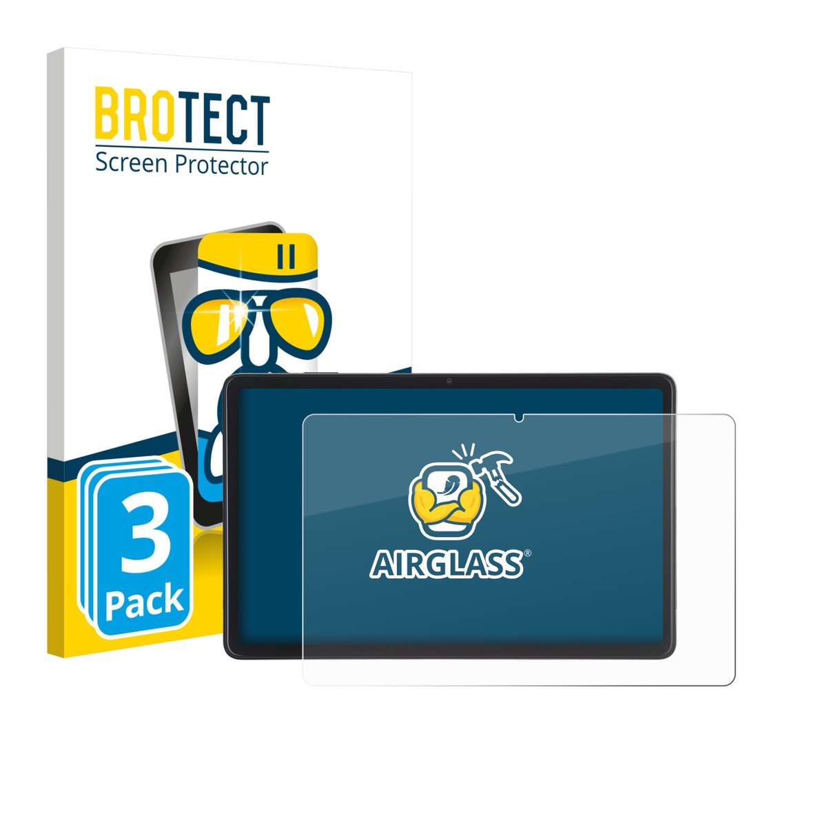Screenprotector 3 Stuks voor Acepad A171 10.4" Beschermglas transparant