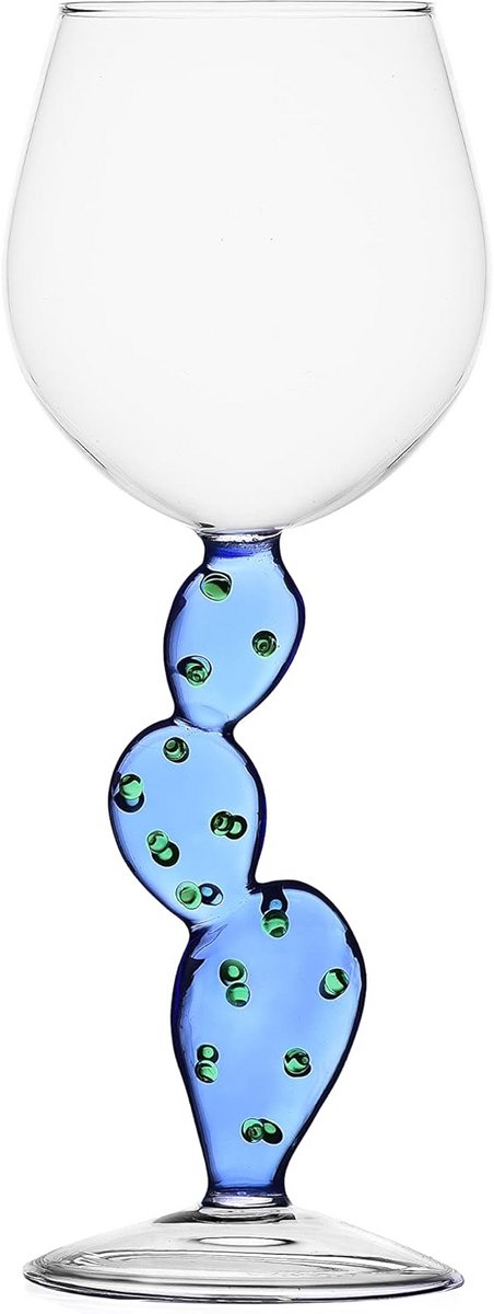 Handgemaakte Cactuskom van Borosilicaatglas