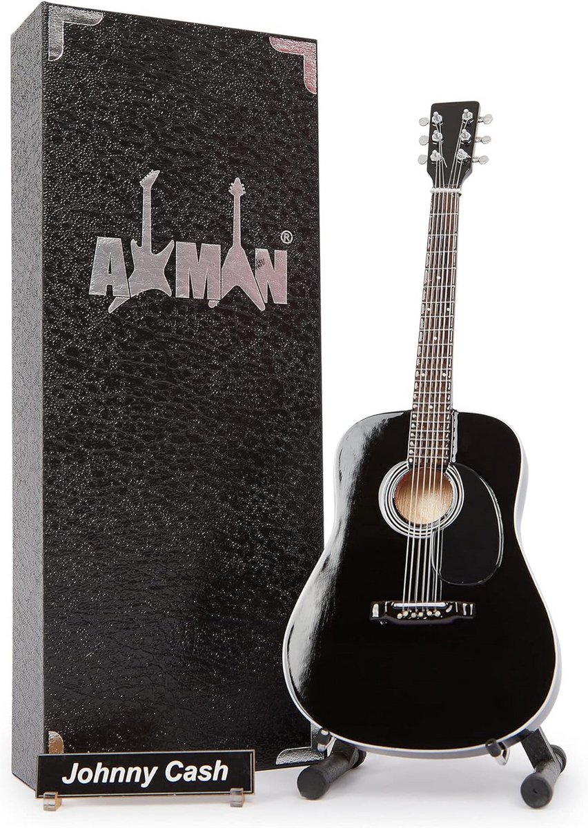 Handgemaakte Miniatuur Gitaar Ornament - Muziekgeschenk
