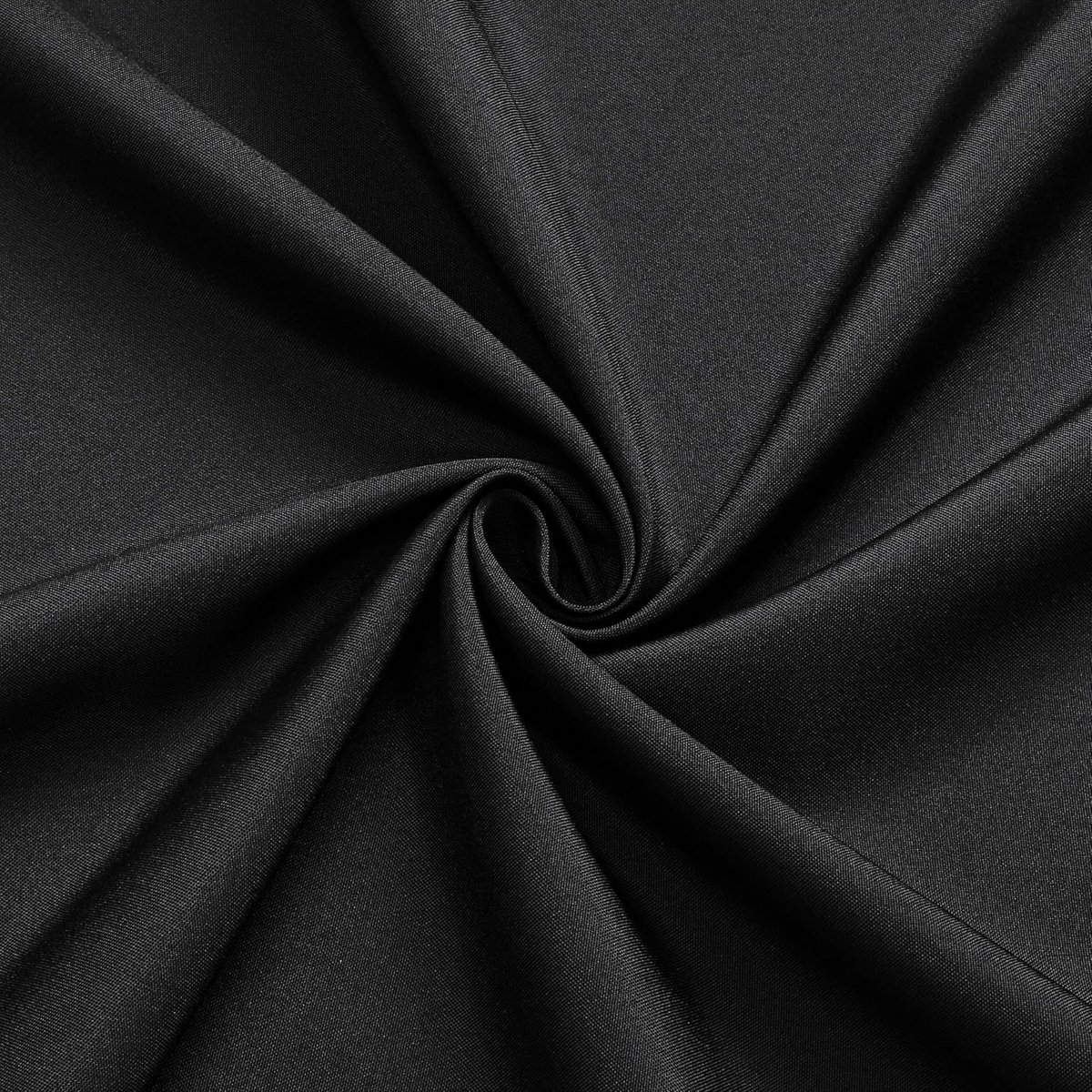 Tafelkleed rond 140 cm zwart polyester Home Direct