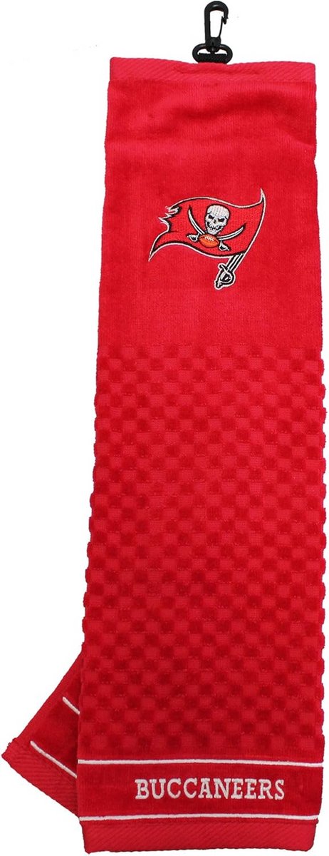 NFL Golf Handdoek - Geruite Scrubber & Geborduurd Team Logo - 100% Katoen
