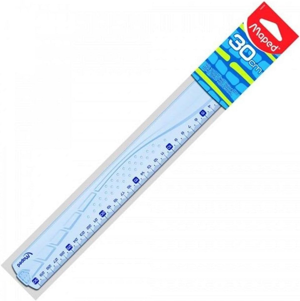 30 cm Kunststof Liniaal – Plat & Geometrisch – Stabiel Meetgereedschap