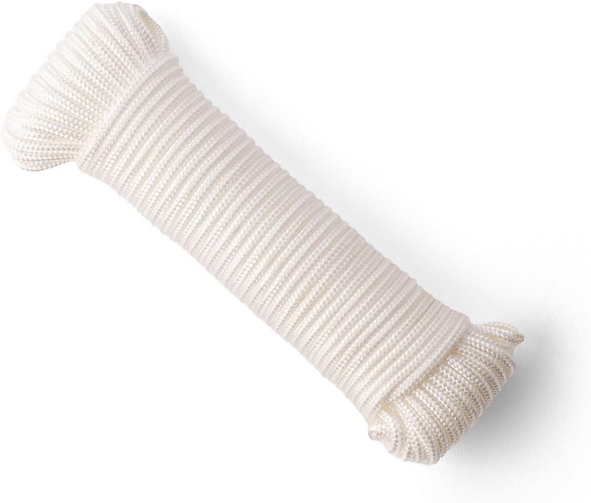 Sterk Gevlochten Nylon Touw 4mm Wit - 20 Meter Polyamide Paracord - Hoge Breekkracht