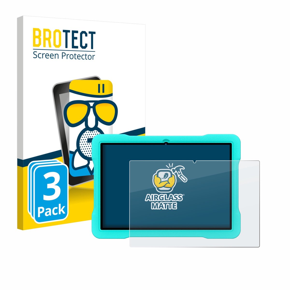 BROTECT - Screenprotector voor UJJ U8 - Folie Beschermfolie Beschermglas matte 3 Stuks