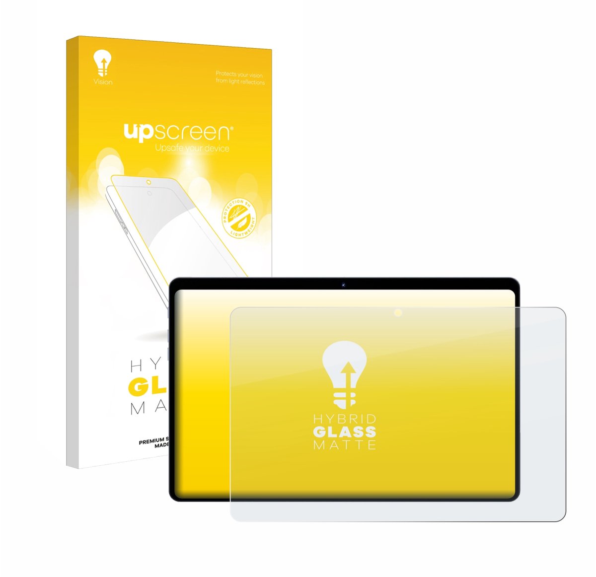 upscreen - Screenprotector voor fezawio F10 10.1" - Folie Beschermfolie Beschermglas matte