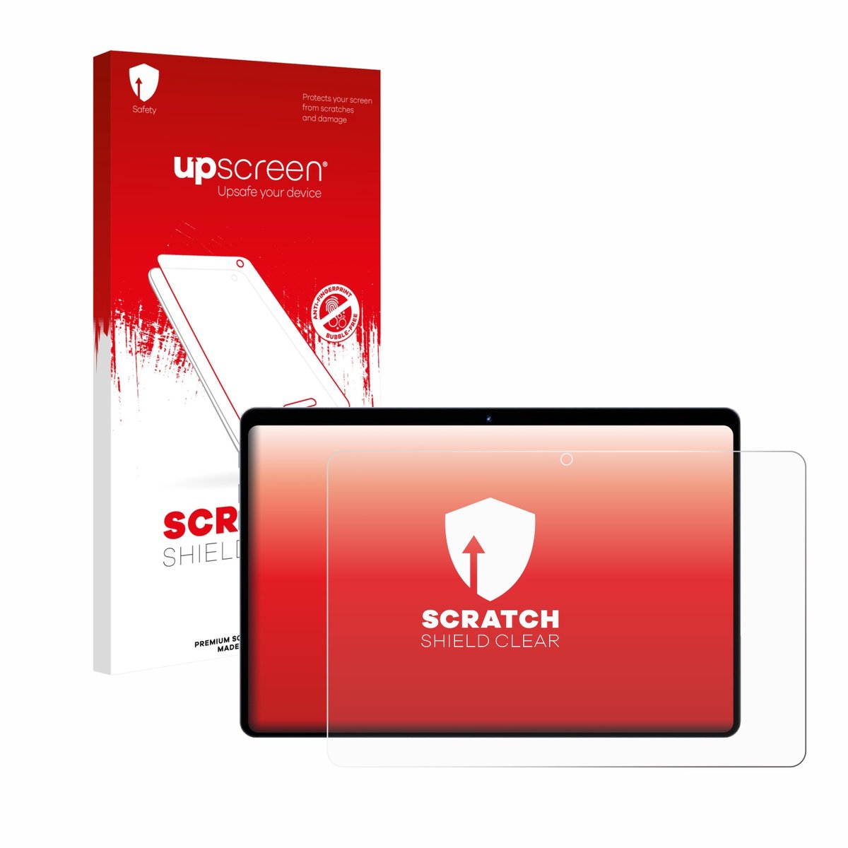 upscreen - Screenprotector voor fezawio F10 10.1" - Folie Beschermfolie transparant