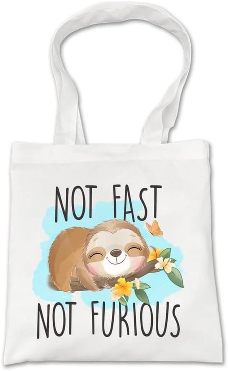 Dames Boodschappentas met Grappige Tekst - Herbruikbare Stoffen Tote Bag Cadeau
