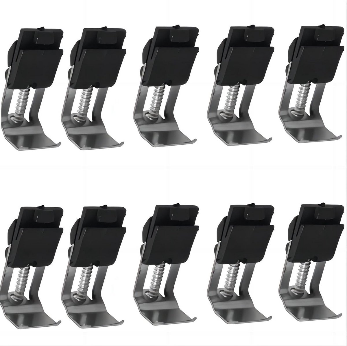10 Stuks Onderbouw Spoelbak Clips voor Keuken en Badkamer - Verstelbare Montagebeugels