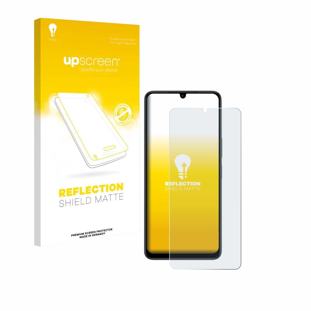 upscreen - Screenprotector voor Vivo Y19s GT - Folie Beschermfolie anti glare matte