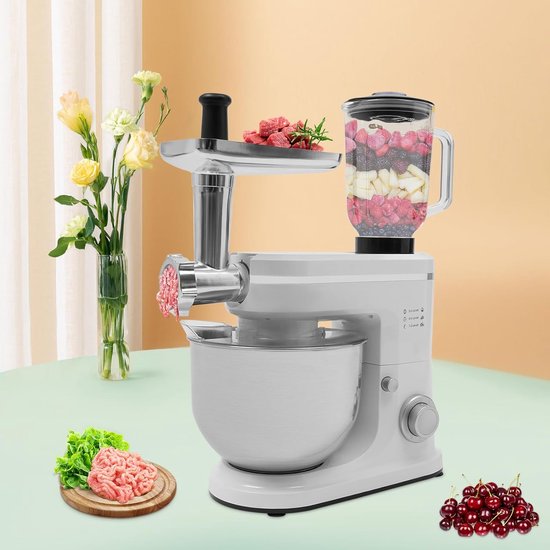 Multifunctionele Keukenmachine met Vleesmolen en 1.5L Sapcentrifuge - 700W van Domo — afbeelding 2