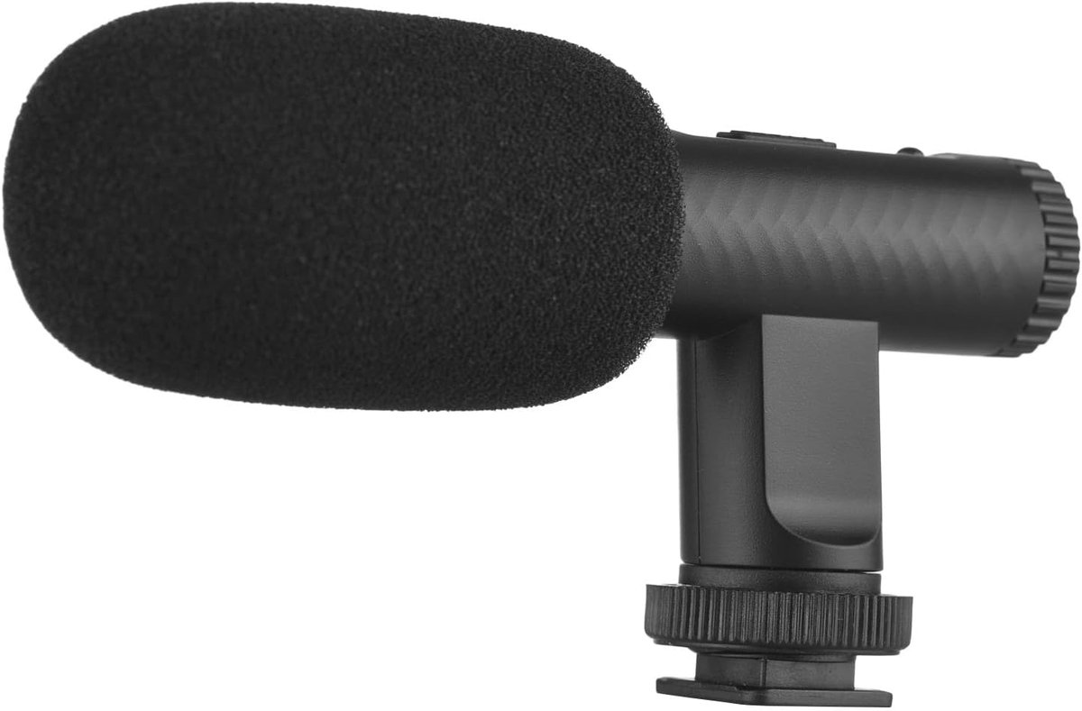 Professionele Richtmicrofoon voor Camera en Camcorder - Plug-and-Play Video Opname