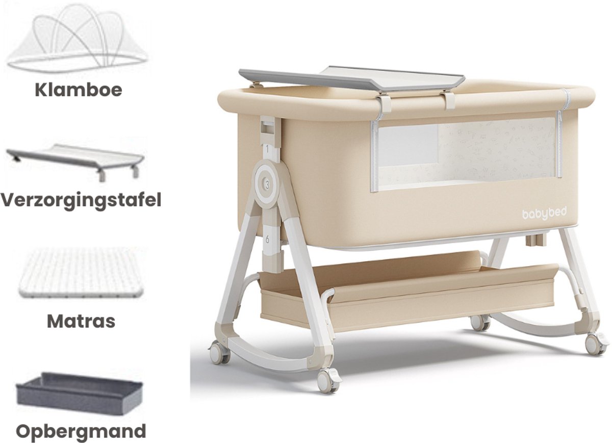 Kaëru 4-in-1 Multifunctioneel Babybed