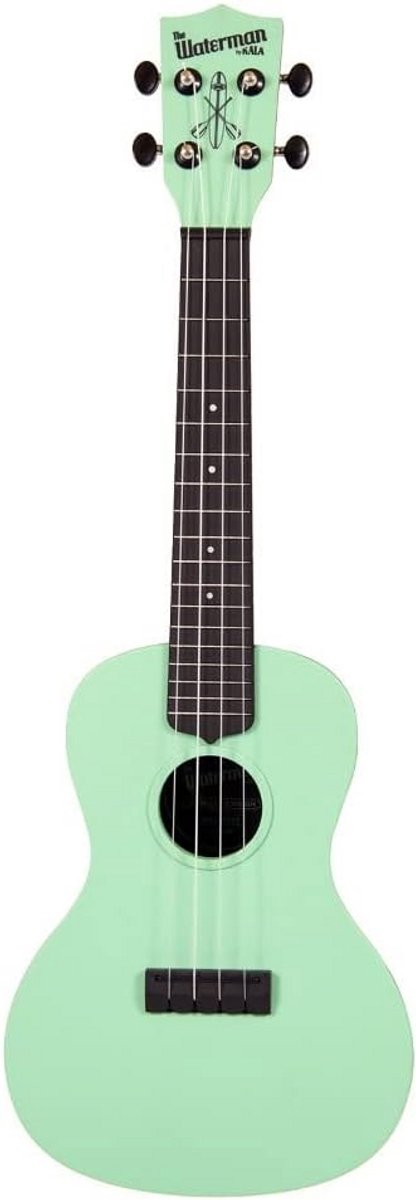Waterbestendige Concert Ukulele Groen - Inclusief Draagtas