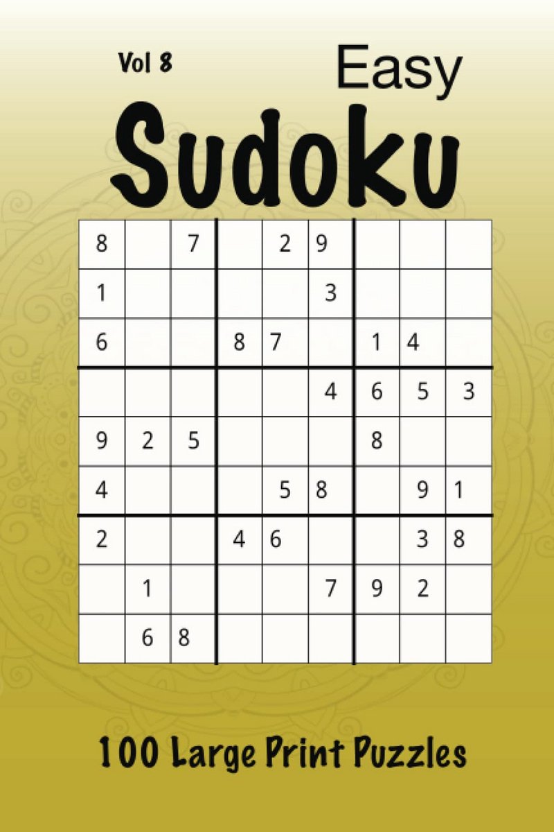 Sudoku Puzzelboek - Logica Spel - Hersentraining - Grote Letterprint - 132 Pagina's