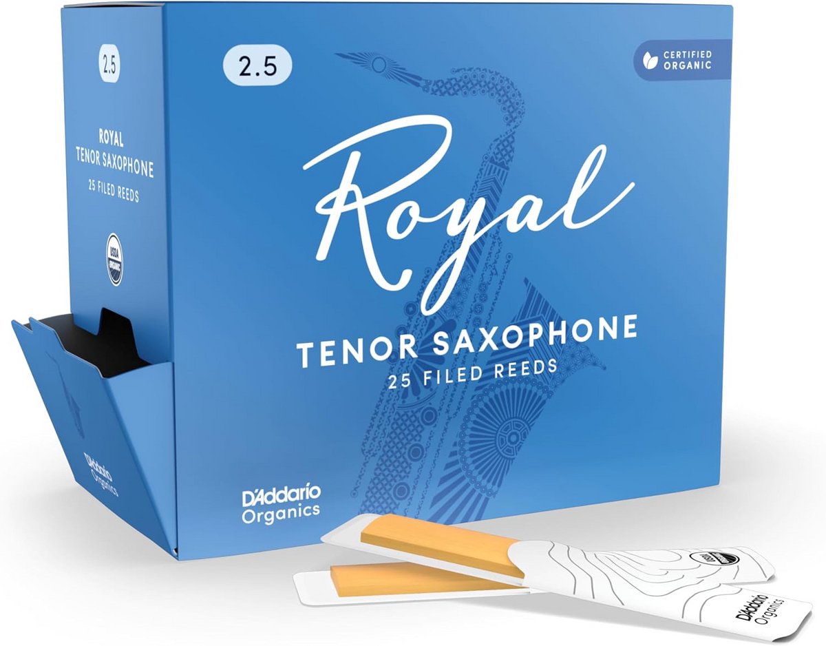 Tenorsaxofoonriet Sterkte 2,5 - 25 Stuks - Heldere Klank voor Klassiek en Jazz