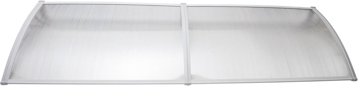 Luifel Buiten - Schaduwdoek Overkapping - Entree Beschermen - Polycarbonaat Materiaal - 80 x 240 cm - Wit