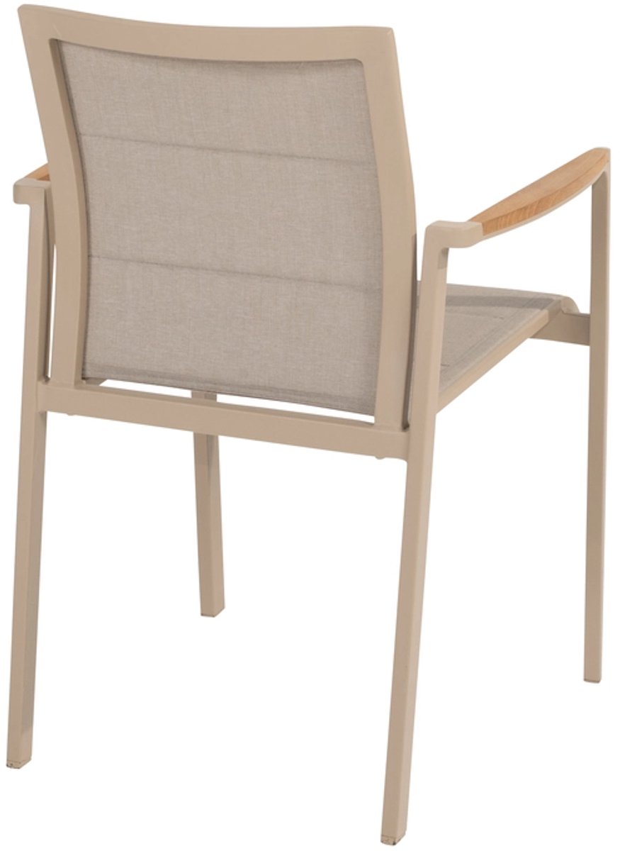 4 Seasons Outdoor Cortina stacking garden chair - latte