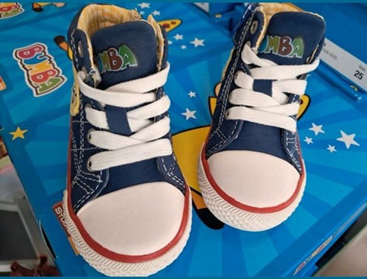 Bumba kinderschoen met rits en veter maat 24