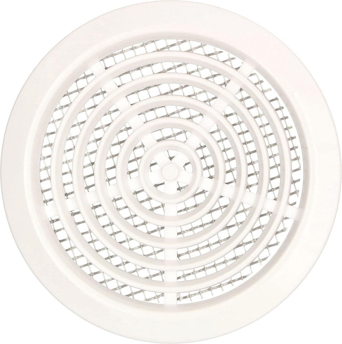 Ventilatierooster rond 80 mm met insectenhor