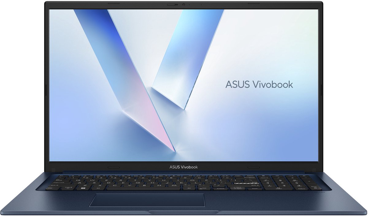 ASUS Vivobook 17 X1704VA-AU1065W Intel Core 7 150U Laptop 43,9 cm (17.3") Full HD 16 GB DDR5-SDRAM 1 TB SSD Wi-Fi 6 (802.11ax) Windows 11 Home Nederlands Blauw