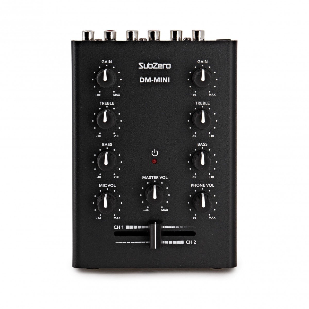 SubZero 2-Kanaals Mini DJ-mixer