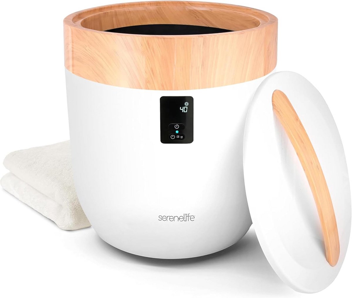 Luxe Handdoekwarmer Bucket voor Spa en Badkamer - Automatische Uitschakeling