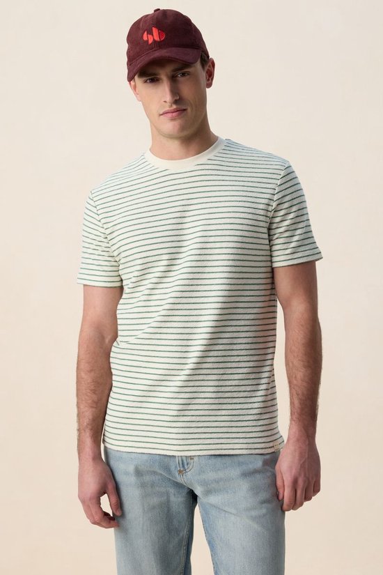 Groen Gestreept T-shirt