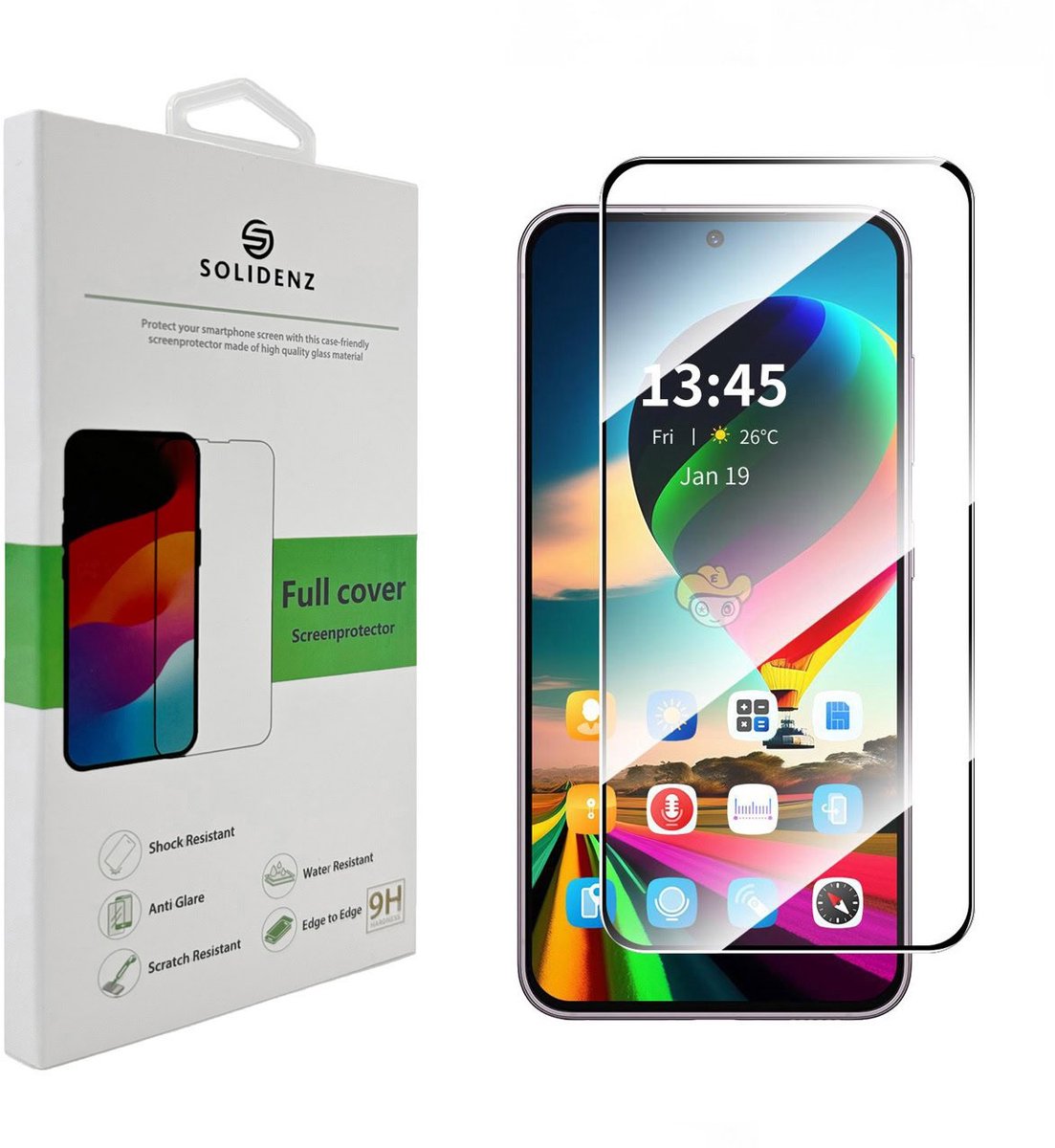 Solidenz Screenprotector - Geschikt voor Samsung Galaxy S26 Edge - Premium Fullcover