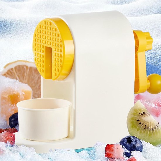 IJsschaafmachine Handmatig - Sneeuwkegel Maker - Verfrissende Drankjes Maken - Roestvrij Staal Cutter - 27.5 x 11.1 x 20.9 cm — afbeelding 3