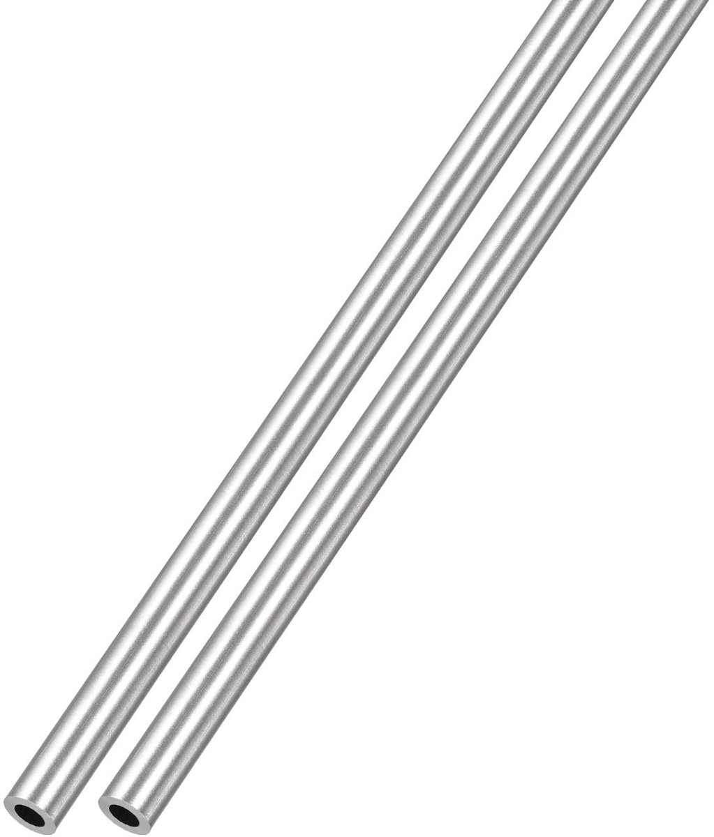 Allecto - RVS buis - 316 - 4mm buitendiameter - 250mm lengte - 2 stuks - Rechte buis - Thuisinrichting - Machines - Zilver
